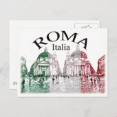 ローマスタンプ ポストカード (正面/裏面)