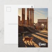 ローマステッスペインのプスイタリアトラベル ポストカード (正面/裏面)