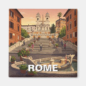 ローマステッスペインのプスイタリアトラベル マグネット (正面)