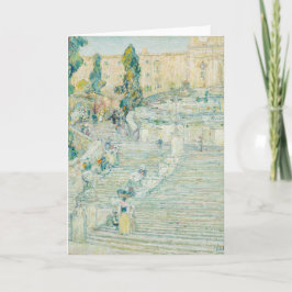 ローマスペインのの階段 | Childe Hasssam カード