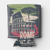 ローマタイポグラフィ:エッフェルタワーのポスター。 缶クーラー (裏面)