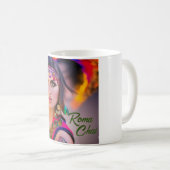 ローマチャイ数々のローマガールカラーA.I.アートマグ コーヒーマグカップ (正面右)