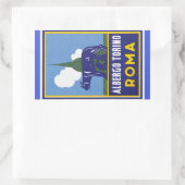 ローマトラベルラゲッジシール 長方形シール (バッグ)