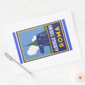 ローマトラベルラゲッジシール 長方形シール (封筒)