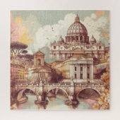 ローマバチカンシティイタリアヨーロッパ ジグソーパズル (縦)