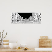 ローマバチカンシティセントピーターバシリカトラベルプリント ポスター (キッチン)