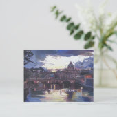 ローマバチカンメリークリスマス ポストカード (スタンド正面)