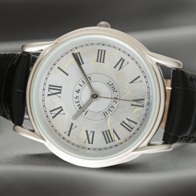 ローマパーソナライズされた数字腕時計 腕時計 (クリエイターアップロード済み)