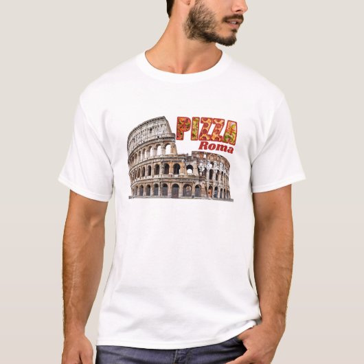 ローマピザ Tシャツ (正面)