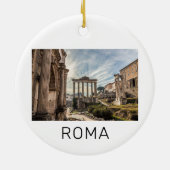 ローマフォーラムロマヌイタリアホリデースーベリーホテル セラミックオーナメント (裏面)