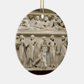 ローマムーサの石棺(大理石) セラミックオーナメント (右)