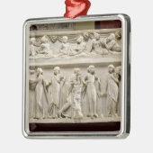 ローマムーサの石棺(大理石) メタルオーナメント (左)