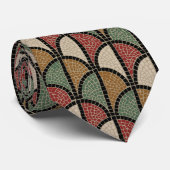 ローマモザイク- (ポンペイ) ネクタイ (ロール)