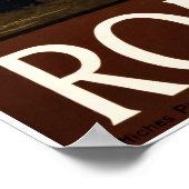 ローマローマヴィンテージトラベルポスター ポスター (角)