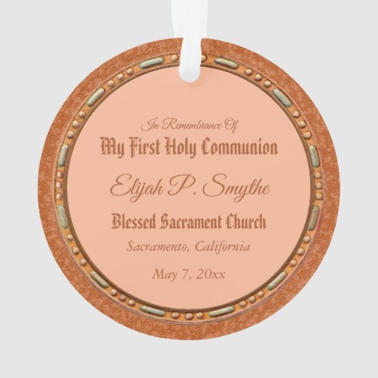 ローマローンデルのSt. Tarcisius (BF 004) オーナメント (裏面)