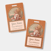 ローマローンデルのSt. Tarcisius (BF 004) バッジ (表裏)