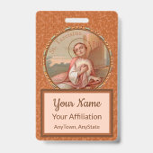 ローマローンデルのSt. Tarcisius (BF 004) バッジ (裏面)