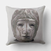 ローマワシの装飾が付いているヘルメット(銀) クッション (裏面)