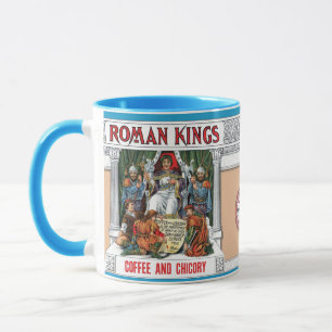 ローマンキングスフェーブルコーヒーラベル・セラミック11 oz. マグカップ