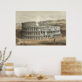 ローマンコリセウムヴィンテージアート ポスター (キッチン)