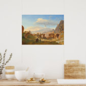 ローマンシアター – サラジンデベルモントファインアート ポスター (キッチン)