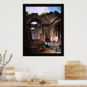 ローマンバスの女性跡 ポスター (キッチン)