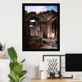 ローマンバスの女性跡 ポスター (ホームオフィス)