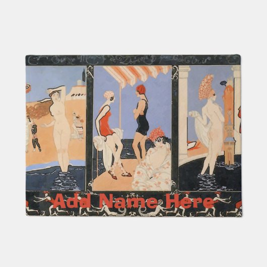 ローマンバスフロアマット ドアマット (正面)