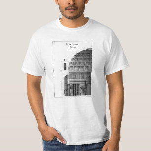 ローマンパンテオンクラシックデザイン Tシャツ