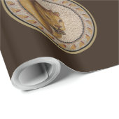 ローマンライオンモザイク ラッピングペーパー (ロールコーナー)