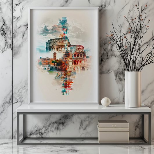 ローマ交響楽団:コロッセオとトレヴィの泉 ポスター