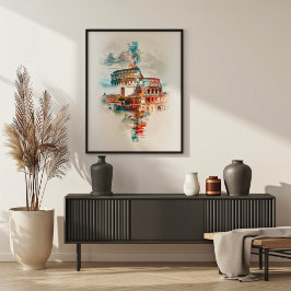 ローマ交響楽団：コロッセオとトレヴィの泉 ポスター