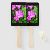 ローマ人とのクレマティス5:3-5 ハンドファン (正面&裏面)