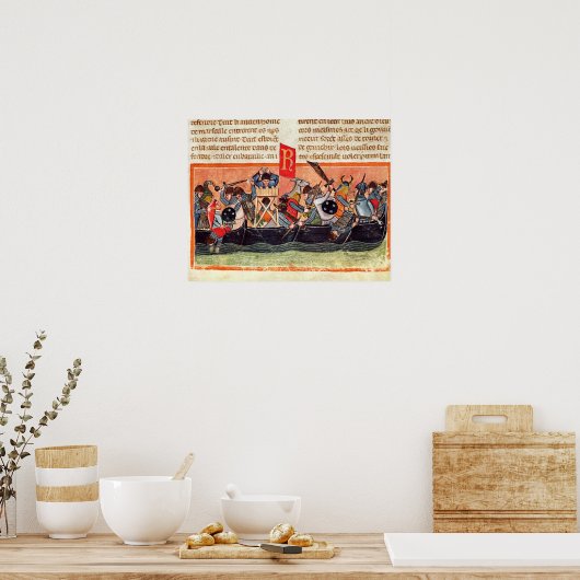 ローマ人とゴール人の戦い ポスター (キッチン)