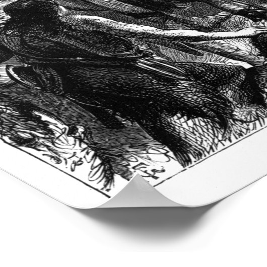 ローマ人に対してイケニを扇動するボアディシア ポスター (角)