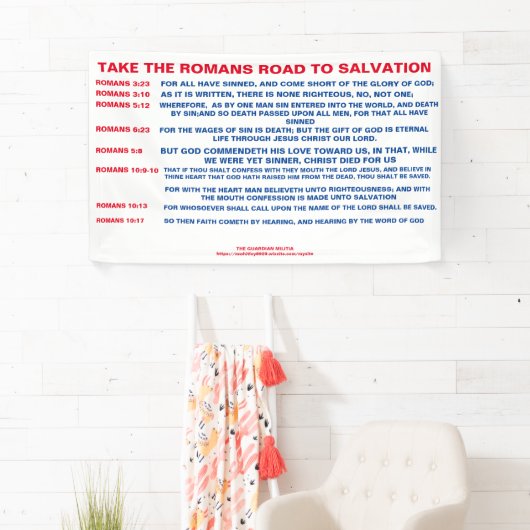 ローマ人の救いの道 横断幕 (インサイチュ)