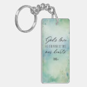 ローマ人の神の愛が私たちのハートに注がれた キーホルダー (正面左)