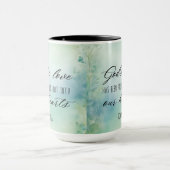 ローマ人の神の愛が私たちのハートに注がれた マグカップ (中央)