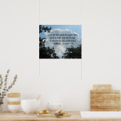 「ローマ人への手紙第11章36節は彼のためであり、彼を通して… ポスター (キッチン)