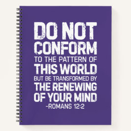 ローマ人への手紙第12章2節 ノートブック