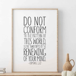 ローマ人への手紙第12章2節 ポスター