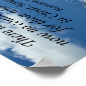 ローマ人への手紙第8章1節 ポスター (角)