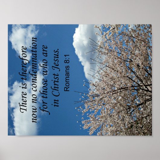 ローマ人への手紙第8章1節 ポスター (正面)