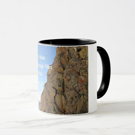 ローマ人への手紙第8章37わたしたちは征服者よりも多い マグカップ (正面右)