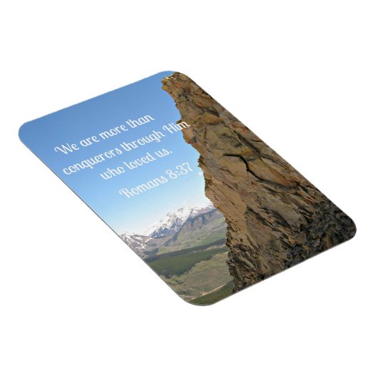 ローマ人への手紙第8章37わたしたちは征服者よりも多い マグネット (右側)