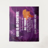 ローマ人への手紙８：２８　すべてのものは、愛する者たちとって益となるように共に働く タペストリー (正面)