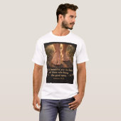 ローマ人への手紙 10:15 美しい足 Tシャツ (正面フル)