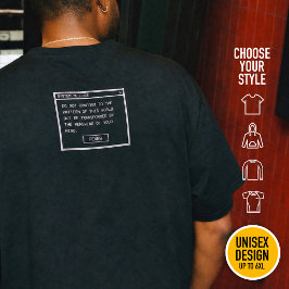 ローマ人への手紙 12:2 この世に流されない ファッションストリートウェア Tシャツ