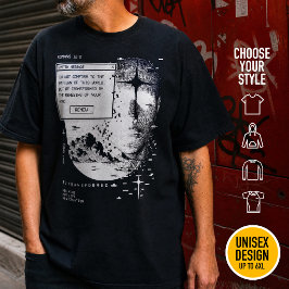 ローマ人への手紙 12:2 心を新たにするシステムメッセージアラート Tシャツ