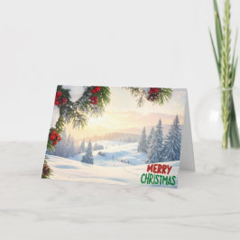 ローマ人への手紙 6:23 クリスマスカード (5x7) サンキューカード